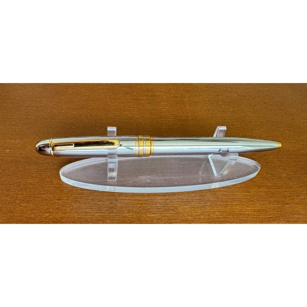 Vintage Sheaffer Prelude Chrome and Gold Trim Ballpoint Pen Twist Retract